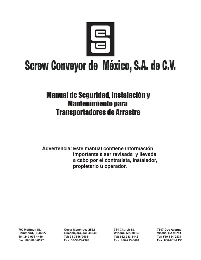 MANUAL DE SEG. INST. Y MANTTO. TRANSPORTADORES DE ARRASTRE